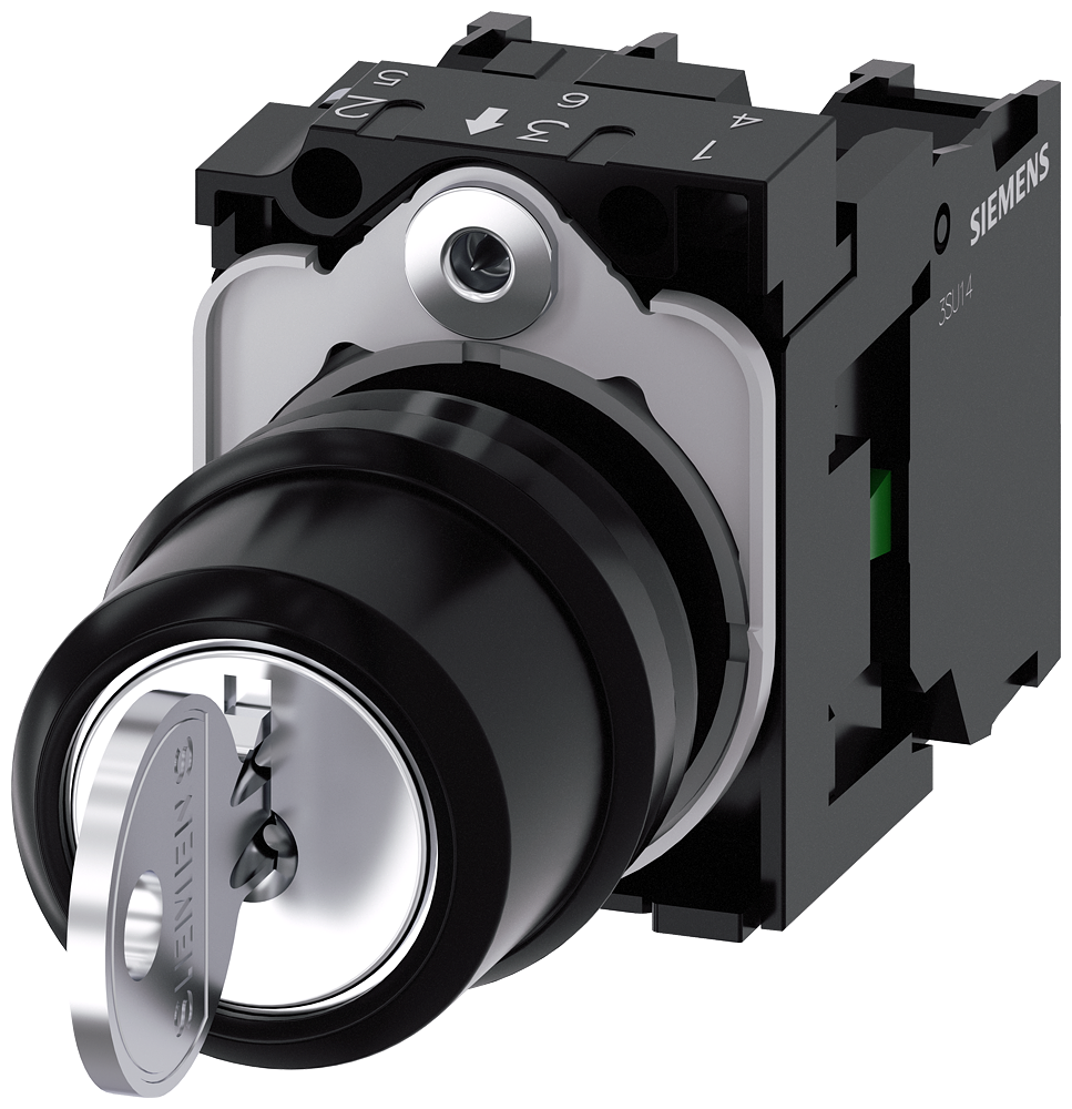 PREKLOPKA TROPOLOŽAJNA, 1-0-2, SA KLJUČEM, 1NO, 1NC, ŠRAF