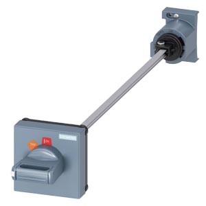 PRODUŽENI POGON ZA PREKIDAČE 3RV/VELIČINA S00-S3/CRNI/330MM 