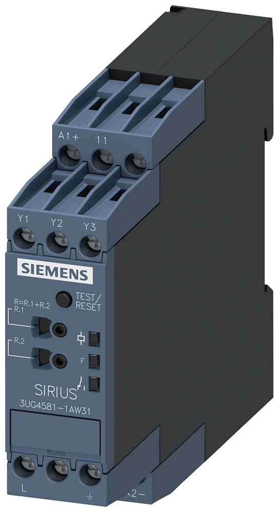 RELE ZA NADZOR IZOLACIJE ZA PODZEMNE (IT) MREŽE DO 400VAC, 50-60HZ, 1-100KOHM, 1CO, ŠRAF